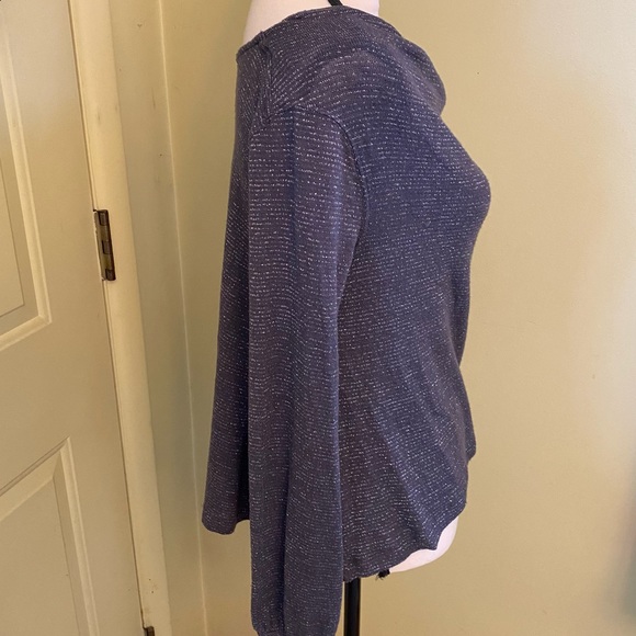 2/$20 FREE PEOPLE Sparkly Cowl-neck Top size XS - Picture 12 of 12